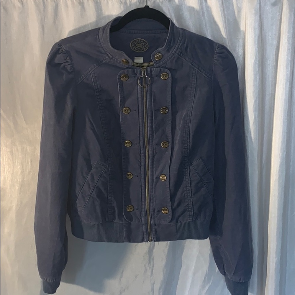 Blue corduroy jacket